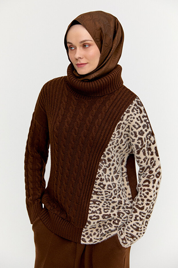 Boğazlı Triko Bluz - 5