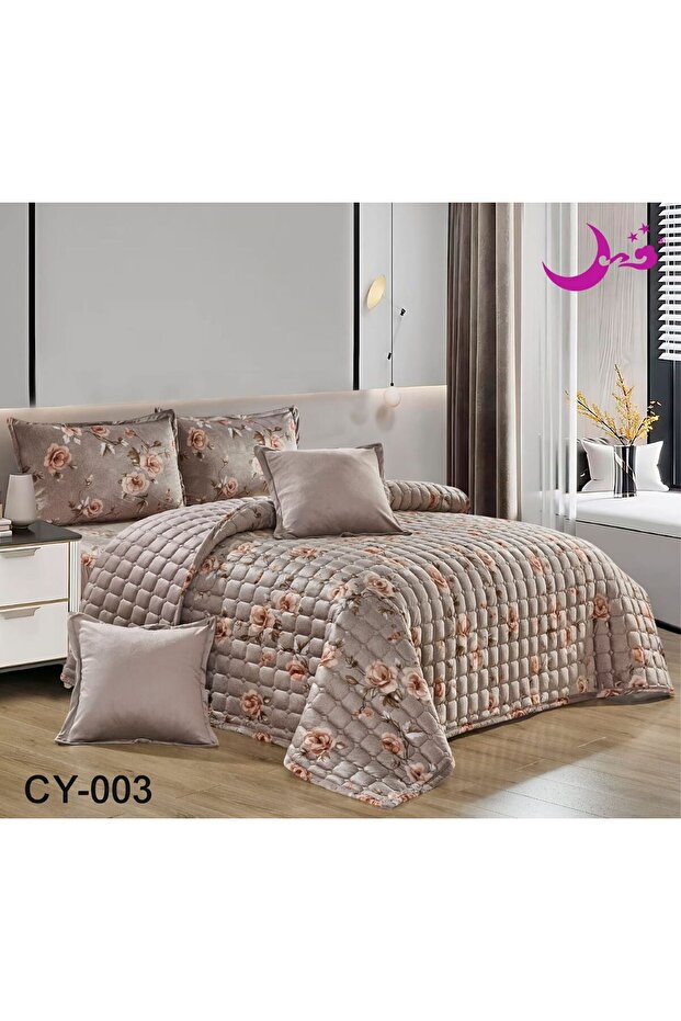 Double bedsheet set, 6 pieces - 1