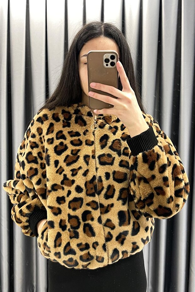 معطف من القطيفة منقوش - ليوبارد LEOPAR - 4