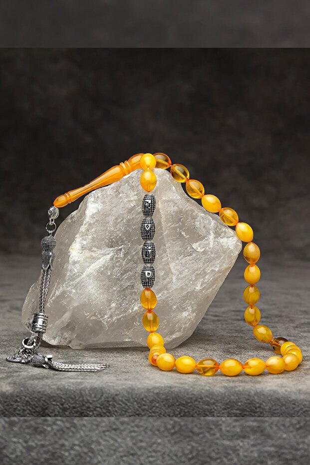 Gift Prayer Beads, Father's Day Gift Prayer Beads, Lettered Powder Amber Prayer Beads