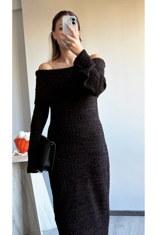 Madonna yaka elbise - 3