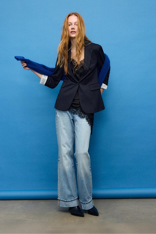 بليزر محبوك مخطط أساسي - 2