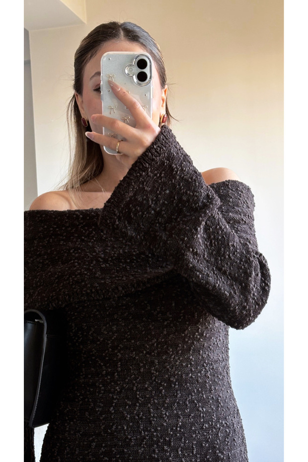 Madonna yaka elbise - 4