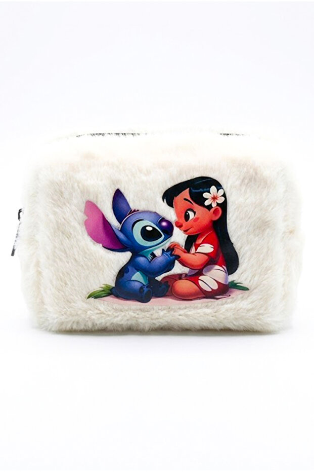 Cute Stitch Plush Bag - Zippered Purple - Girl's Gift