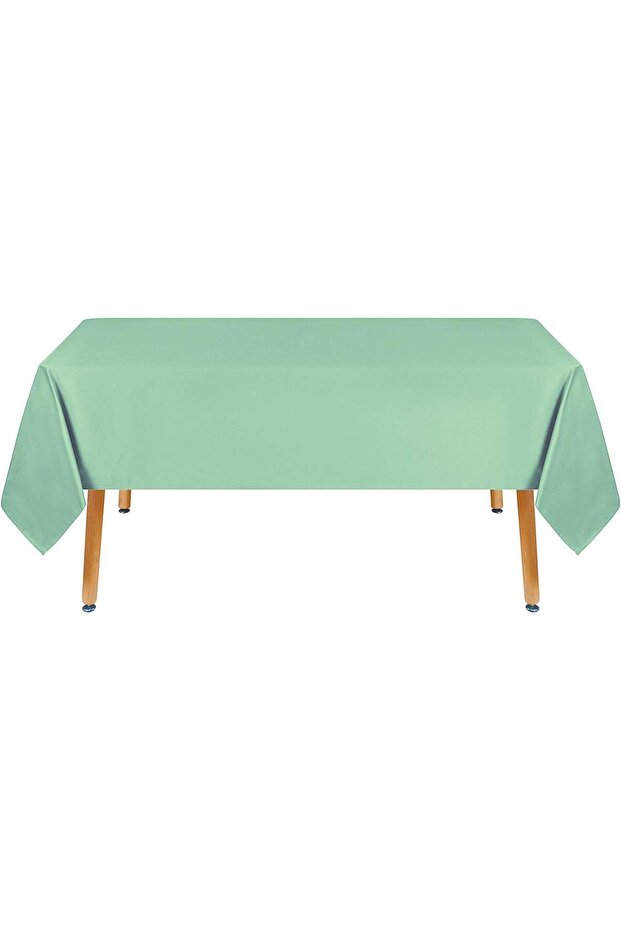 Stain and Liquid Resistant Carefree Linen Tablecloth 140X180Cm