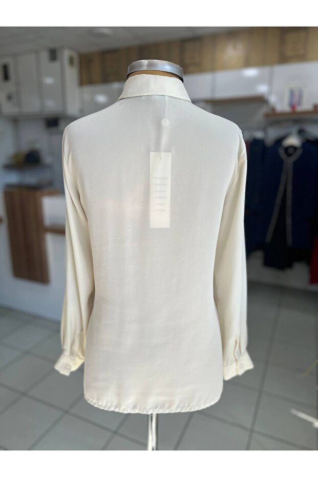 Ekru Bluz/Gömlek - 3