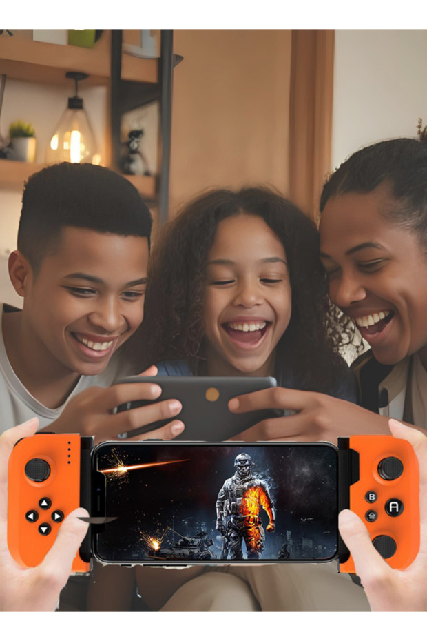 وحدة تحكم ألعاب لاسلكية قابلة للسحب 🎮 - لوحة ألعاب بلوتوث مع وظيفة توربو لأجهزة أندرويد و iOS - 1
