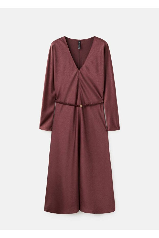 Kemer detaylı elbise - 3