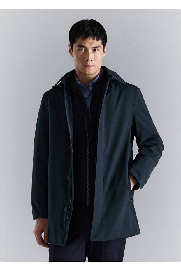 Thermore® çıkarılabilir kapüşonlu parka - 1