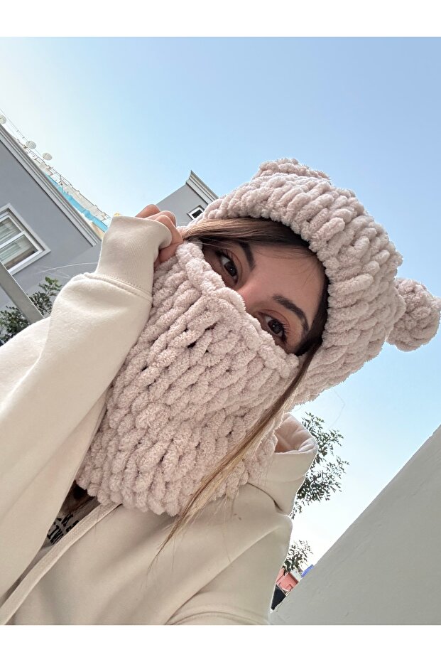 Balaclava Weghrumi Video Hat Puffy Beanie Ski&Snowboard Balaclava