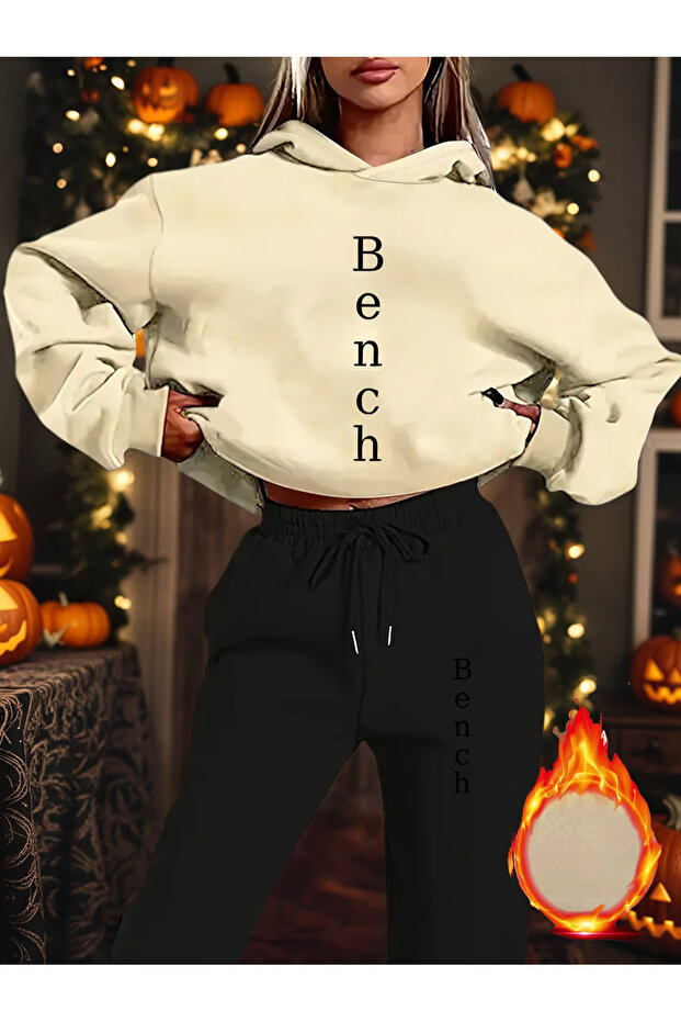 Sweatshirt, sweatpants, joggers - special Printed tracksuit set Hooded