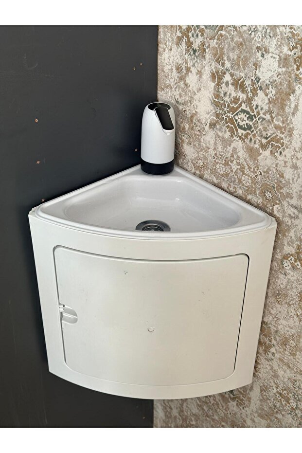 köşe seyyar lavabo - 2