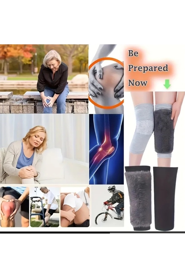 Dingtong Thickened Heated Knee Pads, for Winter, Suitable for Both Men and Women