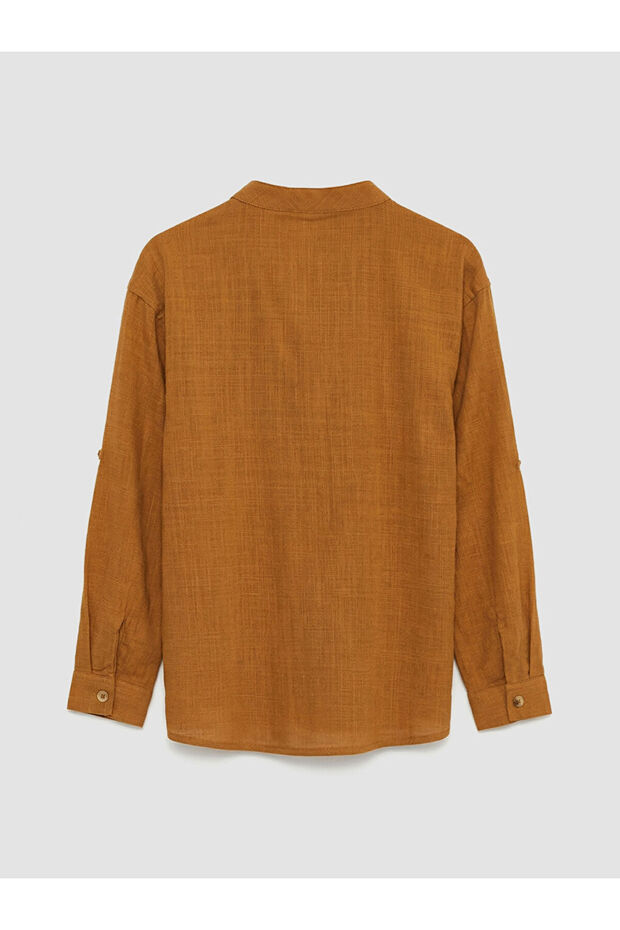 Hakim Collar Long Sleeve Boys' Shirt