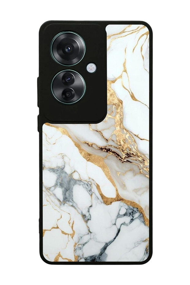 Oppo Reno 11F Compatible Marble Design Glossy Premium Case