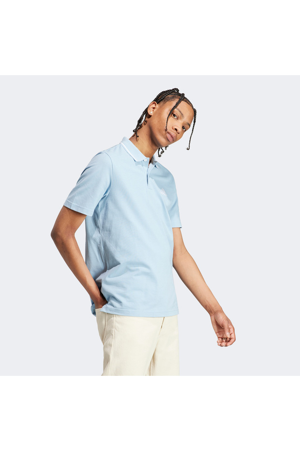 Men's Blue Casual Polo T-Shirt