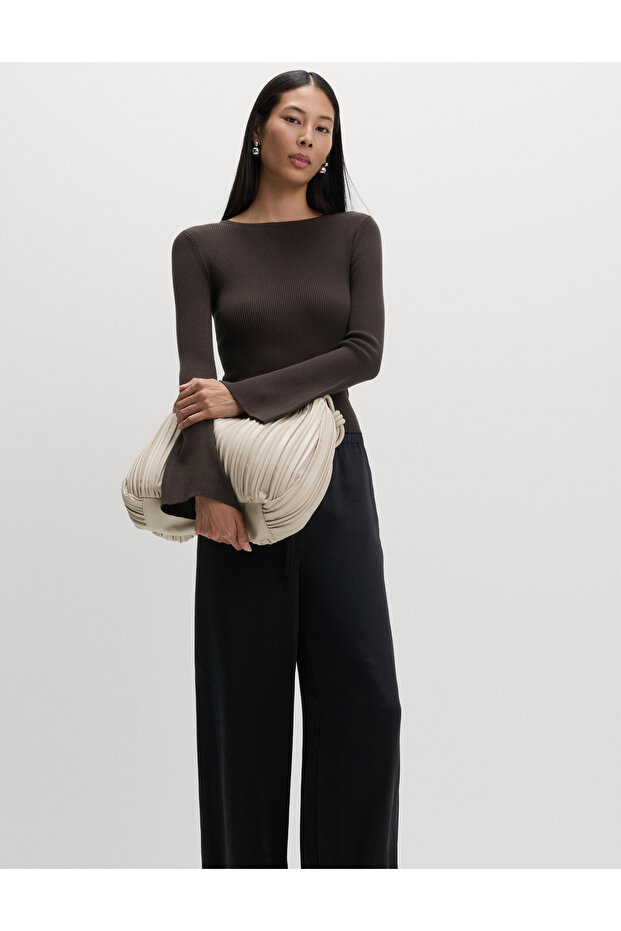 Geniş Kollu Triko Üst - 3