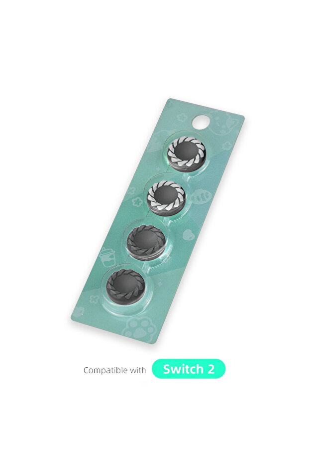 غطاء حماية سيليكوني GY2BK2 من DATA FROG لمقبض الإبهام لأجهزة تحكم Switch 2، مضاد للانزلاق