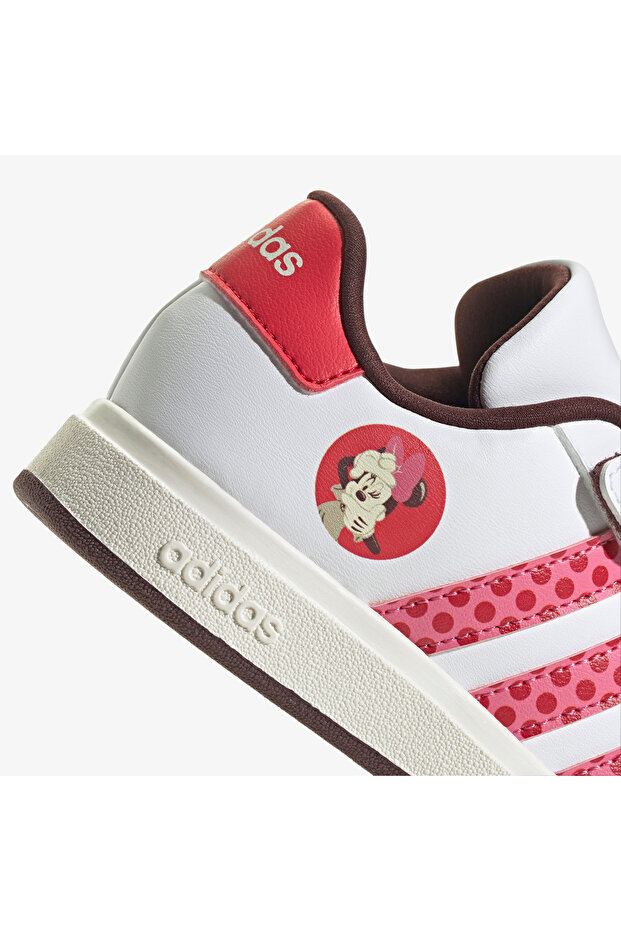 Disney Minnie Mouse Grand Court 2.0 Çocuk Beyaz Günlük Spor Ayakkabı - 8
