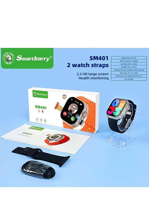 Smartbarry SM401 Smart Watch with 4G SIM Card and Camera