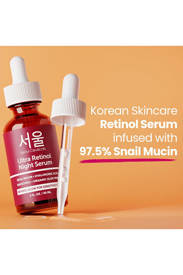 SeoulCeuticals Seoul Ceuticals Serum Set – Retinol, Snail Mucin & Kojic ...