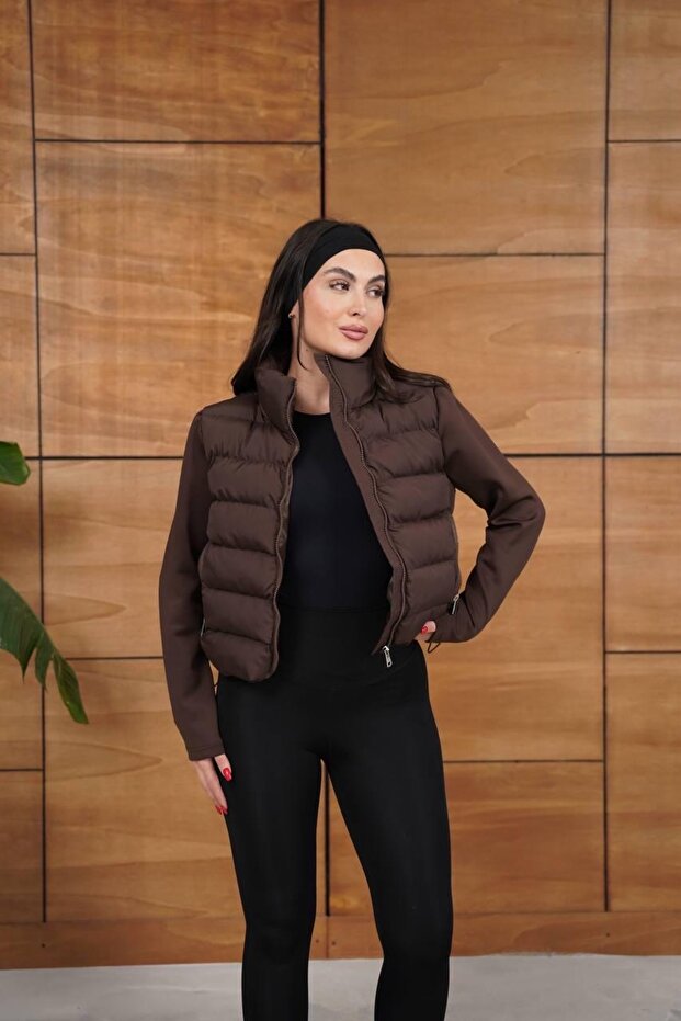 معطف منفوخ بسحاب من رينج - 5