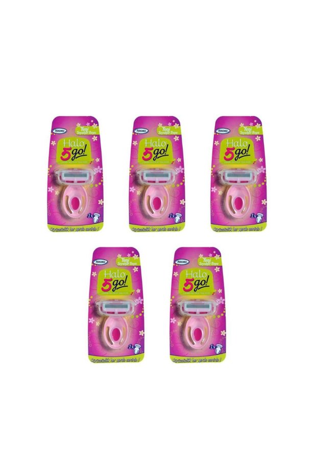 Halo Women's Mini Travel Size Razor - 5 Pieces
