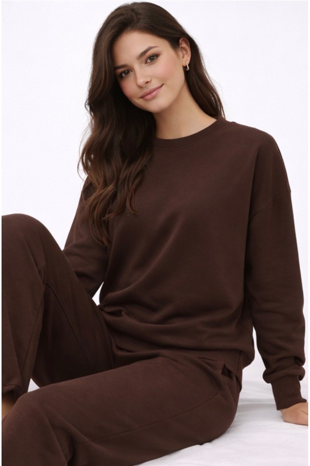 Modal Relax Yumuşak Basic Sweatshırt - 2