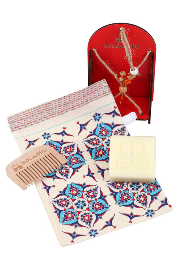 Anatolian Pattern Gift Bath Set - 2