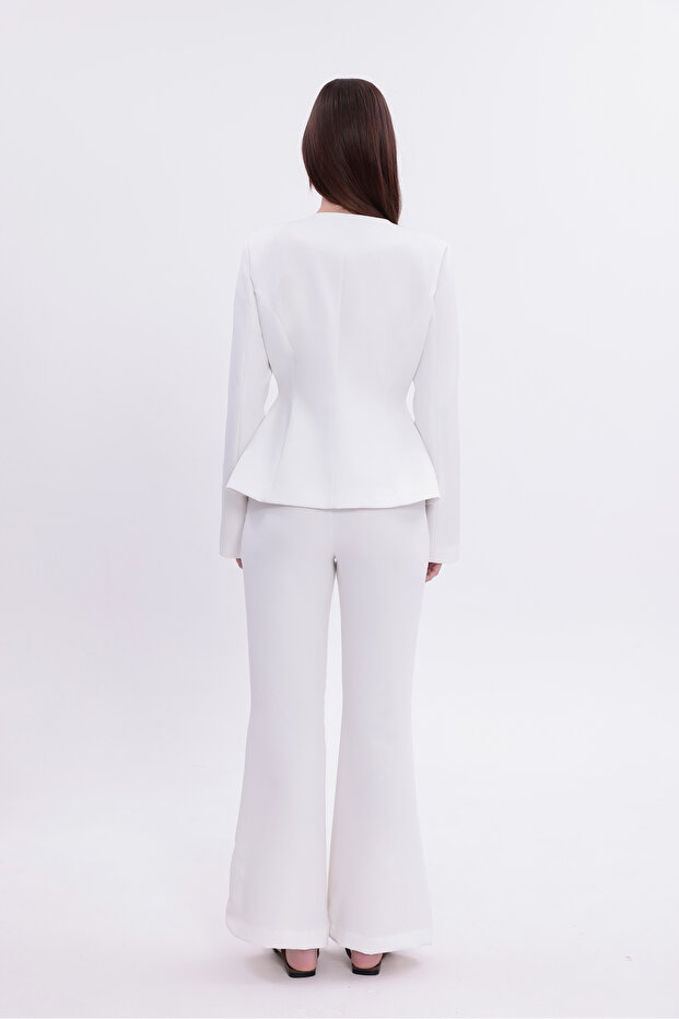 White Amara Ceket - 3