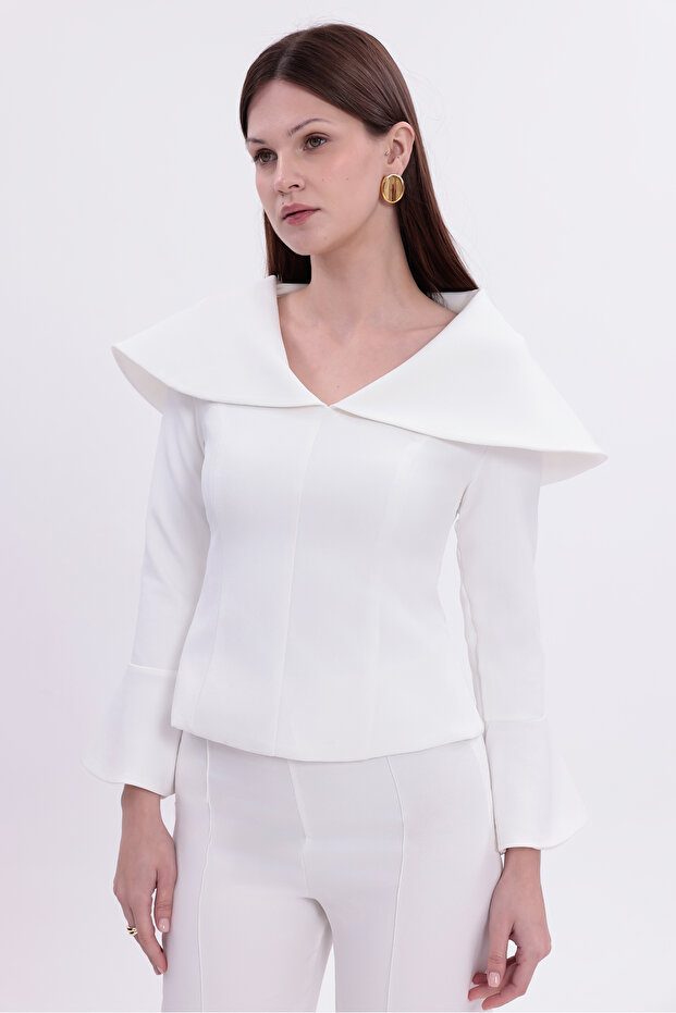 White Evelyn Top - 1
