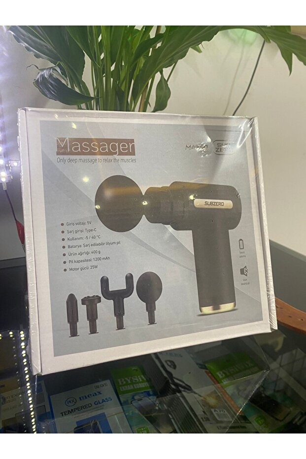 Max50 4 Başlıklı mini masaj tabancası - 1