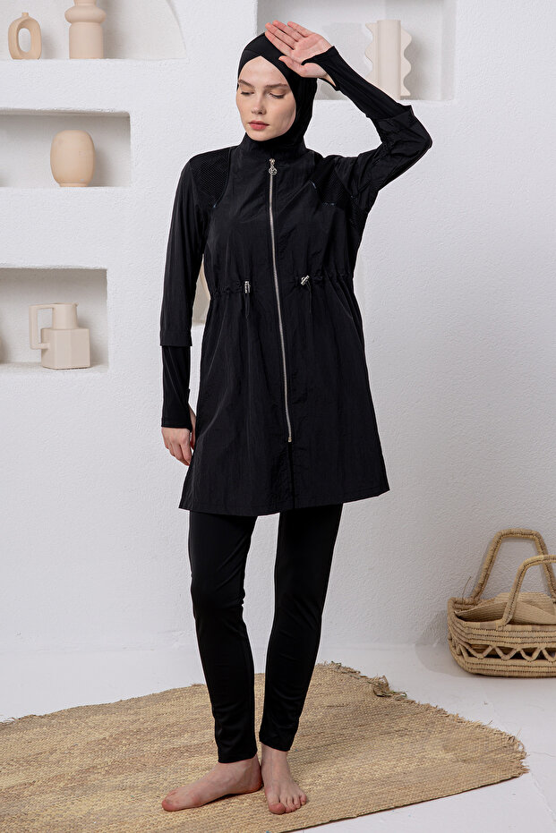 Jeryy Jileli Long Sleeve Hijab Swimsuit 1307