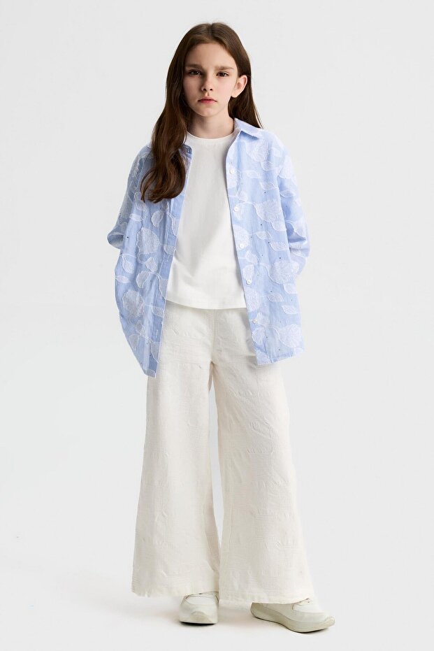 Girl's Ceren Pants 8-14 Years White