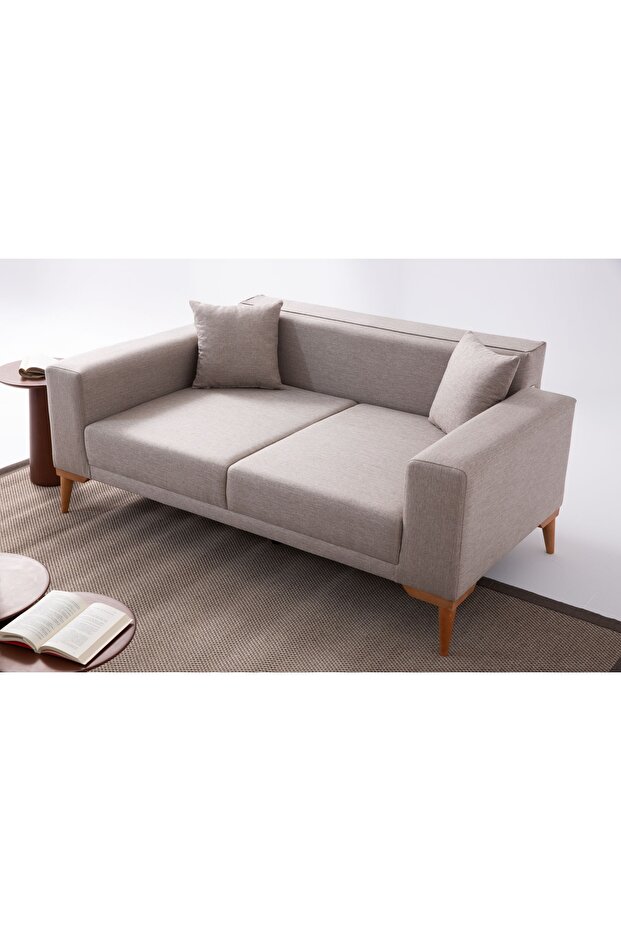 Babil İkili Kanepe, Krem - 8