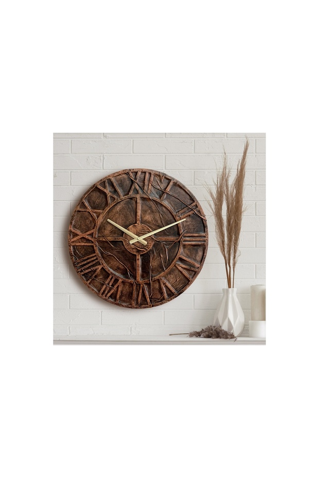 DERİ DUVAR SAATİ - 1