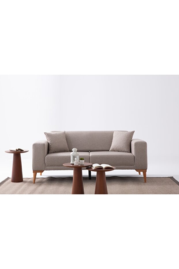 Babil İkili Kanepe, Krem - 2