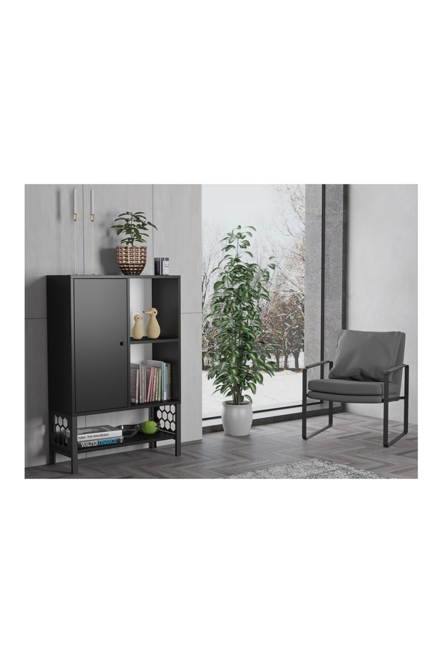 LARA PREMIUM KONSOL, SİYAH - 1