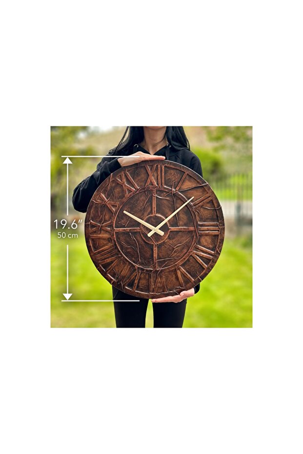 DERİ DUVAR SAATİ - 3