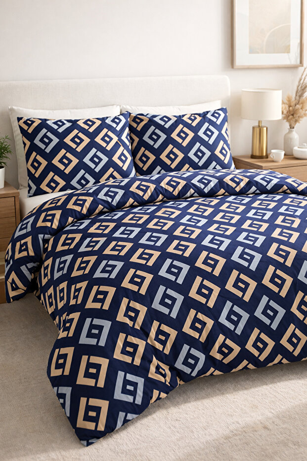 Prestige Double Duvet Cover Set with Elastic Fitted Sheet | Dowry List | Duvet Cover | Sleeping Set