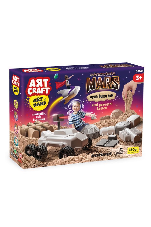 OUR MISSION MARS SAND SET 750 GR l Health Tested Fun Educational Imagination and Motor Skills