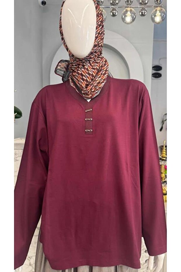 KD MERSERİZE ANNE BLUZU - 1