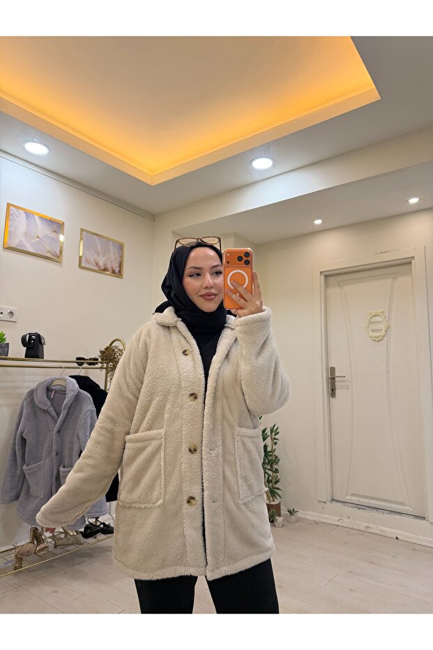 Cepli Peluş çeket - 2