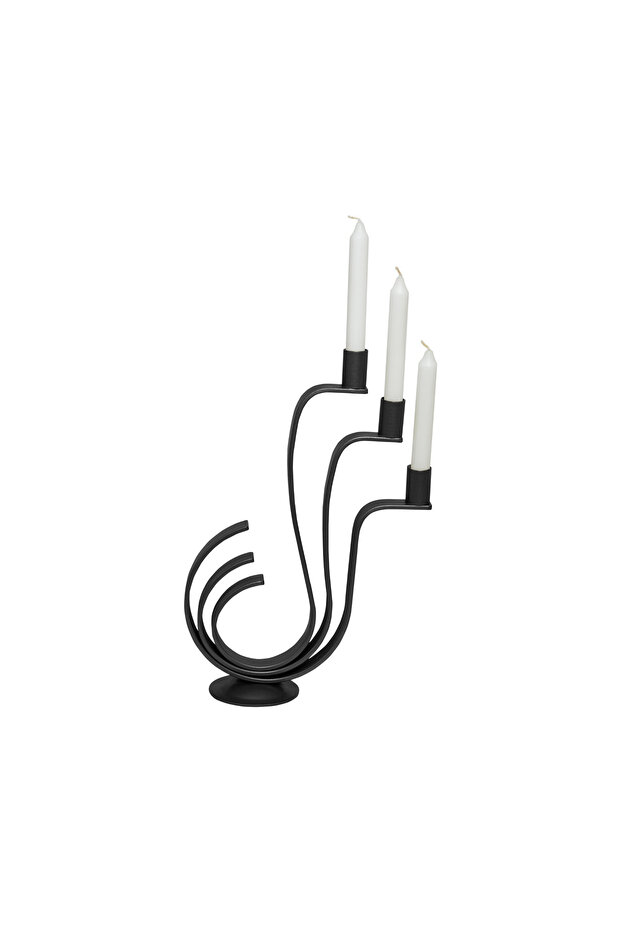 Κηροπήγιο Λευκό Ματ Elegance - 4