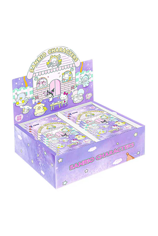 1Box(108Pcs Cards) Original Box Card Sanrio Cute Anime Genuine Authorization Party Plan Characters K