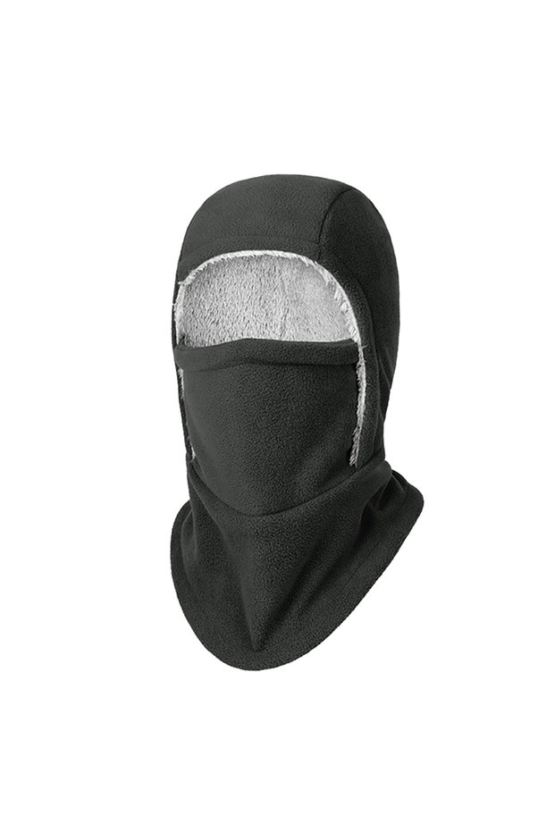Dark gray GTUBIKE Fleece Balaclava Cycling Cap Cold-proof Windproof Warm Hood and Hat Thicken Therma