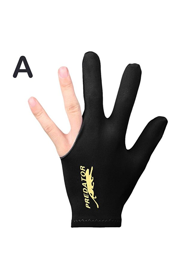 A High Quality Snooker Billiard Cue Glove Pool Left Hand Open Three Finger Fitness Accessories for .