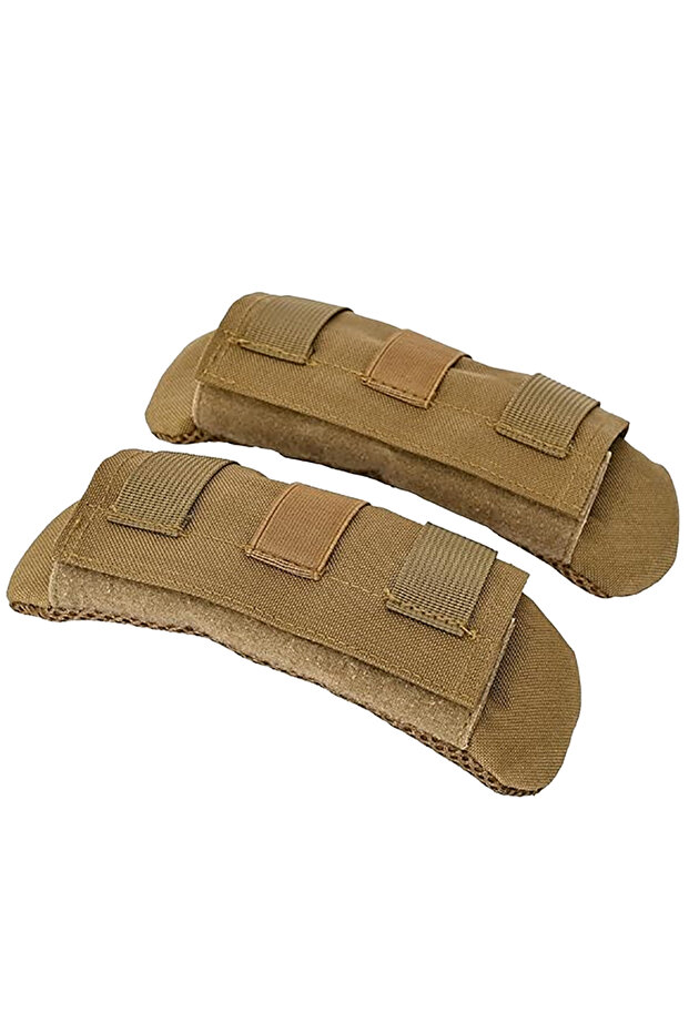 Strap Pad TanC 2pcs Tactical Shoulder Pad Breathable Tactical Vest Shoulder Pad Foam Shoulder Strap