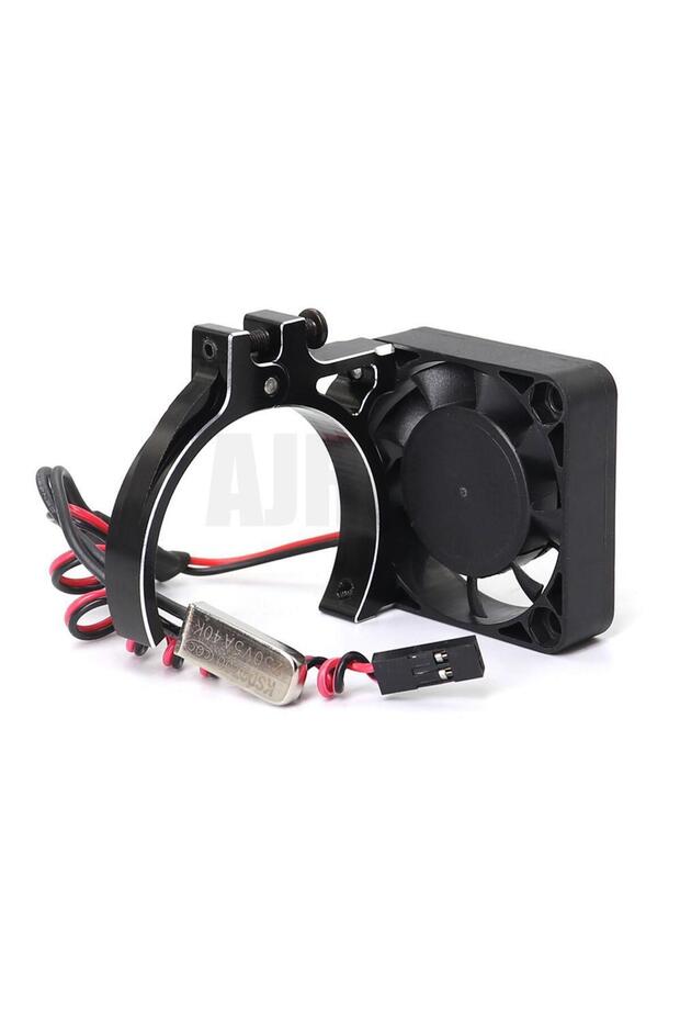 Fan with bracket Professional 42MM Motor Temperature Control Cooling Fan Motor Heatsink for Traxxas
