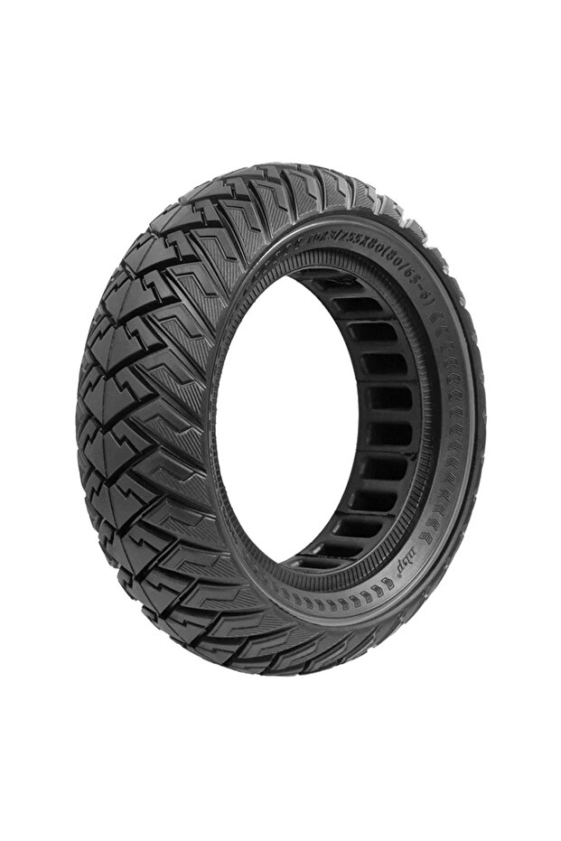 إطار صلب أسود مقاس 10x3.0 (255x80) 255*80 80/65-6 لـ ZERO10X و Kugoo M4 G1 و Dualtro.